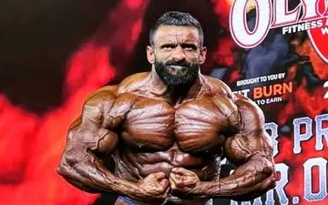 (ویدئو) فیگورهای هادی چوپان در مراسم فینال مسترالمپیا