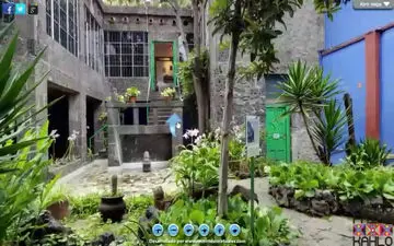 فیلم/ تورِ مجازیِ خانه ىِ " فریدا کالو " نقاشِ مکزیکی و معروف و صاحبِ سبکِ قرنِ بیستم
