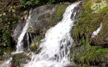 نمایی از آبشار زیبا و دوست‌داشتنی در «جعفرآباد» + فیلم