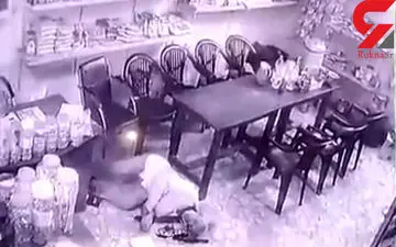 لحظه شلیک اراذل اوباش به پدر و پسر در رستوران و مقابل دوربین+فیلم 