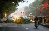 وقوع ٢٠ حادثه مرتبط با طوفان در تهران
