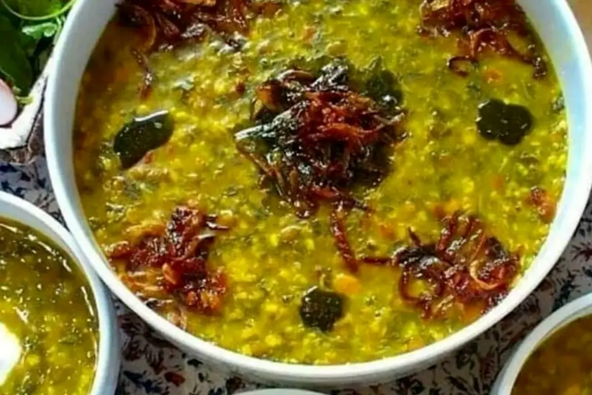 طرز تهیه آش شله‌ قلمکار جاافتاده و اصیل