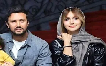 لوس بازی های خجالت آور شاهرخ استخری و همسرش ! | آسانسور بازی شاهرخ و سپیده به روایت تصویر !!