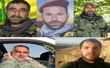  حزب الله لبنان پیکر پنج شهید خود را از داعش تحویل گرفت