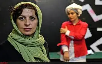 تصویری از مائده طهماسبی در برف شدید گلابدره