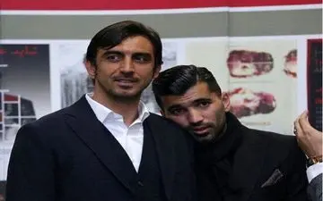 عکسی احساسی از دو ستاره پرسپولیس و استقلال