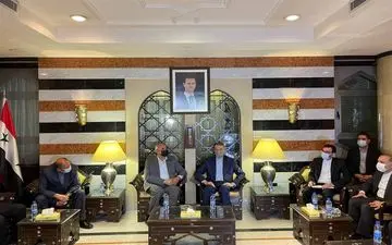 دیدار امیرعبداللهیان با گروه‌های فلسطینی در دمشق 
