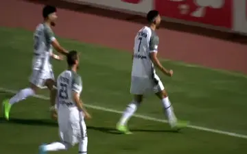 گل اول ذوب آهن به پرسپولیس + ویدئو