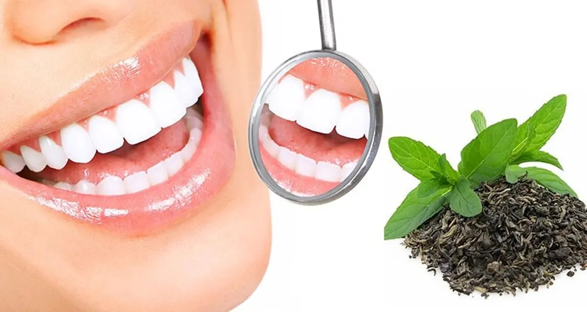 دندان‌ها را با چای سبز بشویید!