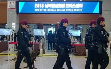 فضای امنیتی محل مذاکره دو کره