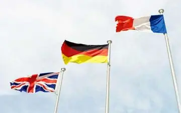 درخواست فرانسه، آلمان و انگلیس از ایران