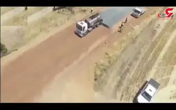 شگفتی میلیون ها کاربر از ویدئوی سریع ترین ساخت و ساز جاده +فیلم 