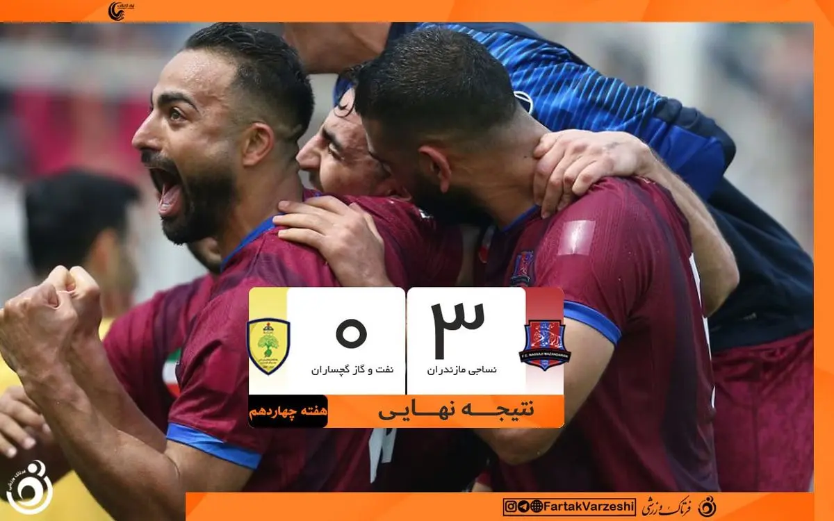 هت‌تریک نساجی برابر سرمربی اسبق/ محمود فکری برابر کمالوند کیش و مات شد 