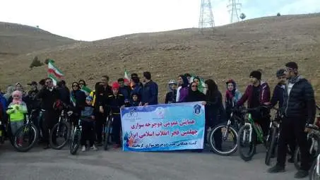همایش دوچرخه‌سواری و کاشت درخت در ارتفاعات کرمانشاه 