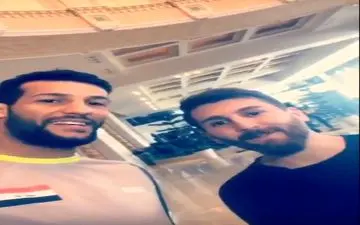  سعد ناطق در کنار مسی ایرانی (عکس)