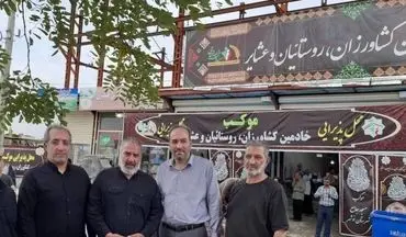موکب خادمین کشاورزان و عشایر میزبان زائران اربعین در مرزهای کرمانشاه، ایلام و خوزستان 

