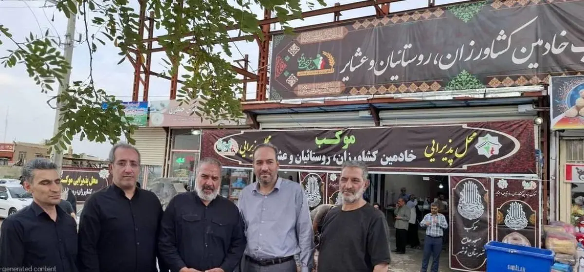 موکب خادمین کشاورزان و عشایر میزبان زائران اربعین در مرزهای کرمانشاه، ایلام و خوزستان