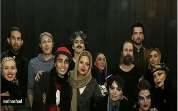 پوشش و گریم جنّی بازیگران زن در نمایش «تمام زنان اجنه ی شیخ محمود» (عکس)