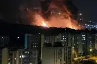 حمله به انبار نفت شهران و مخزن سوخت در توسط رژیم صهیونیستی/ شرایط تحت کنترل است
