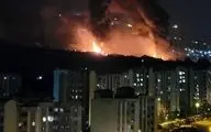 حمله به انبار نفت شهران و مخزن سوخت در توسط رژیم صهیونیستی/ شرایط تحت کنترل است