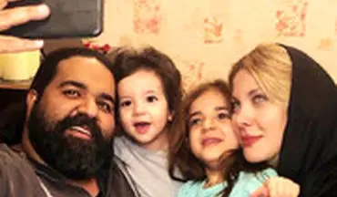 همخوانی زیبای رضا صادقی با همسر و دخترانش