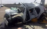 ۵ کشته و یک مجروح بر اثر تصادف خودرو ال ۹۰ با تریلی