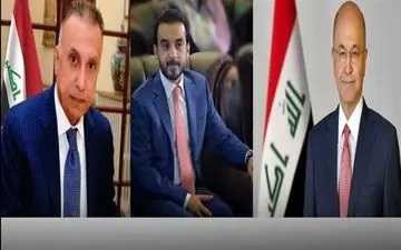 نشست سه جانبه روسای جمهور و پارلمان عراق با نخست وزیر جدید
