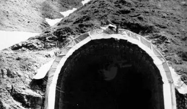 لحظه افتتاح تونل کندوان ۸۱ سال پیش 