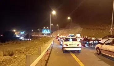 جاده کندوان از سمت مرزن آباد به کرج یک‌طرفه شد