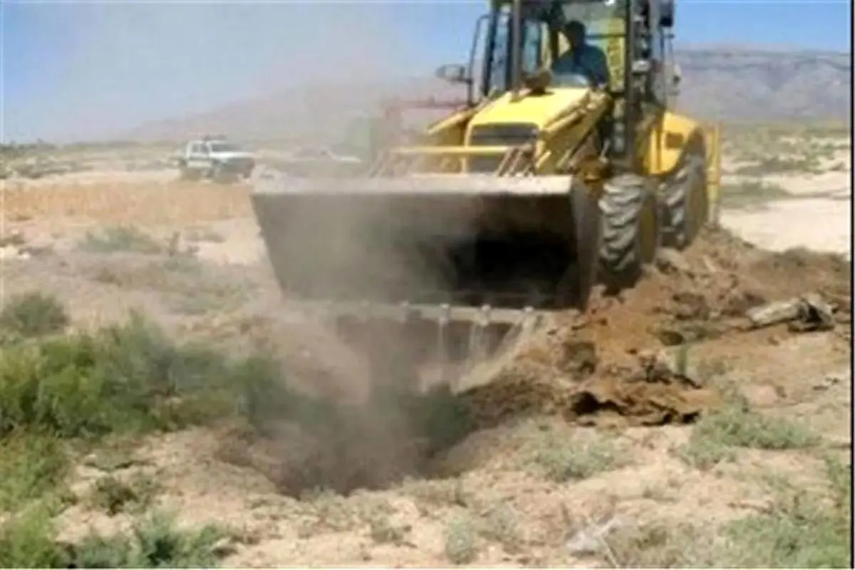 انسداد ۱۹۵ حلقه چاه غیرمجاز در کرمانشاه 