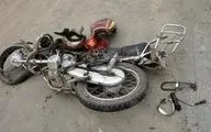 انحراف به چپ موتورسیکلت، در شیروان حادثه‌آفرین شد