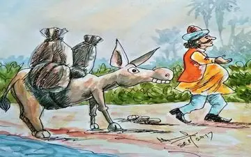 دانش در برابر ثروت: حکایت دانای بی‌پول و نادان پول‌دار
