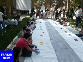 همایش نقاشی ویژه کودکان با موضوع روز جهانی صلح در پارک نوبهار