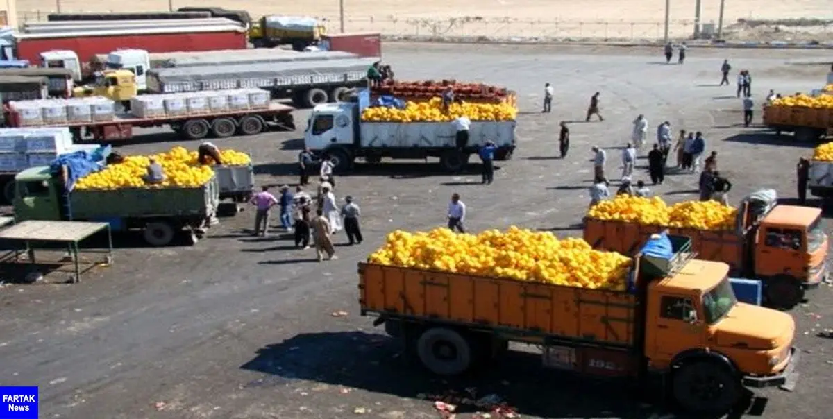 ۹۹ هزار تن محصولات کشاورزی از مرز مهران به عراق صادر شد