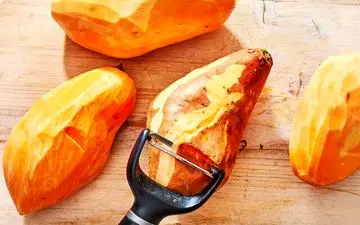 میزان فیبر در سیب‌زمینی شیرین و زرد