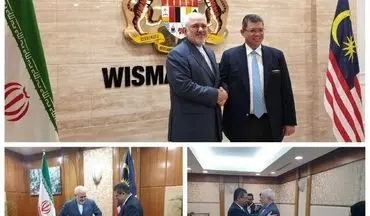رایزنی ظریف با وزیرخارجه مالزی در مورد مشکلات ایرانیان مقیم این کشور
