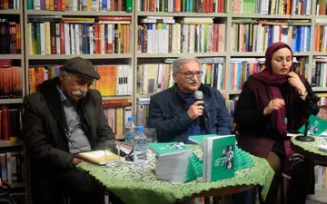 رونمایی از کتاب بنیاد داستان‌نویسی اثر استاد منصور یاقوتی در شهر کتاب کرمانشاه به روایت تصویر
