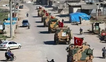 همزمان با پیشروی دمشق در شمال غرب بزرگترین کاروان نظامی ترکیه وارد سوریه شد