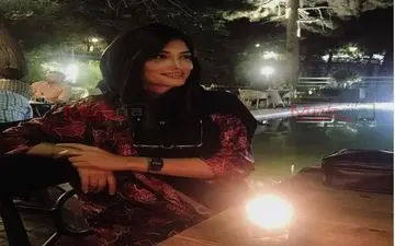 ژست مثلا بی هوای مهسا باقری در مقابل دوربین (عکس)