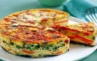 طرز تهیه کیک سبزیجات؛ غذای خوشمزه و سالم با سیب‌زمینی و پنیر پیتزا