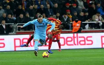 پیروزی ترابزون‌اسپور با گلزنی وحید امیری 