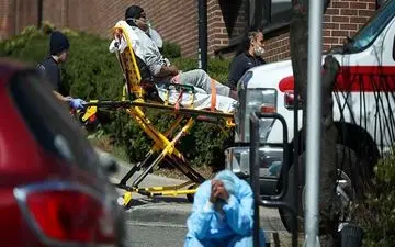 میانگین بستری‌های کرونا در آمریکا به بیش از 100 هزار نفر رسید