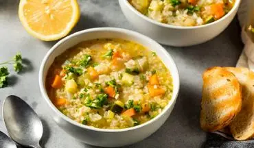 طرز تهیه سوپ برنج؛ پیش‌غذای خوشمزه و مقوی با سبزیجات تازه