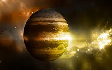 ابرهای خیره کننده سیاره مشتری + فیلم 