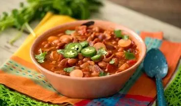 طرز تهیه خوراک لوبیا چیتی رژیمی برای کاهش وزن