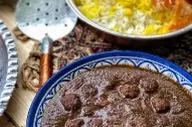 طرز تهیه لوبیا فسنجون| خیلی عالیه!