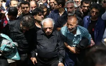 اختصاصی / مراسم تشیع استاد عزت الله انتظامی + عکس و فیلم