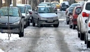 یخبندان تهران، پنج روز پس از بارش برف + فیلم