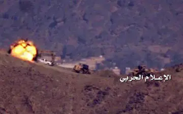 حملات توپخانه ای و موشکی یمنی ها به مواضع نظامیان سعودی