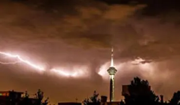 اتفاقی عجیب 6 ساعت قبل از وقوع طوفان تهران + فیلم